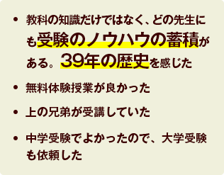 先生の指導力の内訳